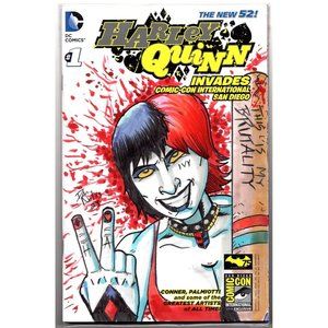 ONE-OF-A-KIND HAND-DRAWN, INKED AND COLORED SKETCHCOVER COMIC by Dan Nokes - RR